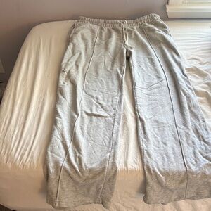 Aerie Light Gray Cozy Drawstring Sweatpants